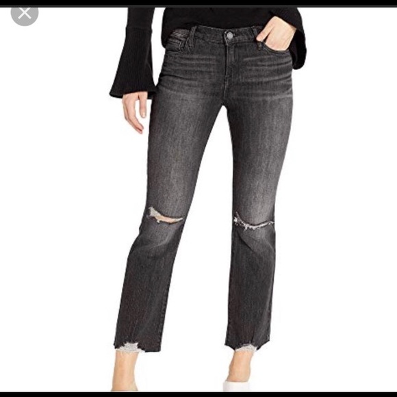 Blank nyc black distressed “the varick” jeans 28 - Picture 3 of 5